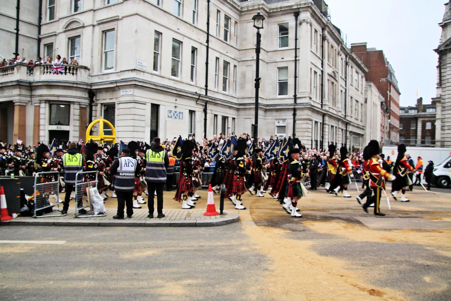 London in the UK in June 2022. A view of the Platinum Jubilee Parade photo