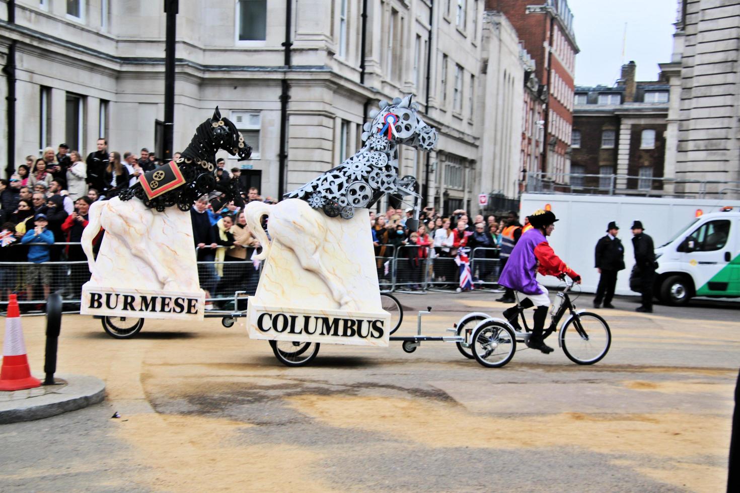 London in the UK in June 2022. A view of the Platinum Jubilee Parade photo