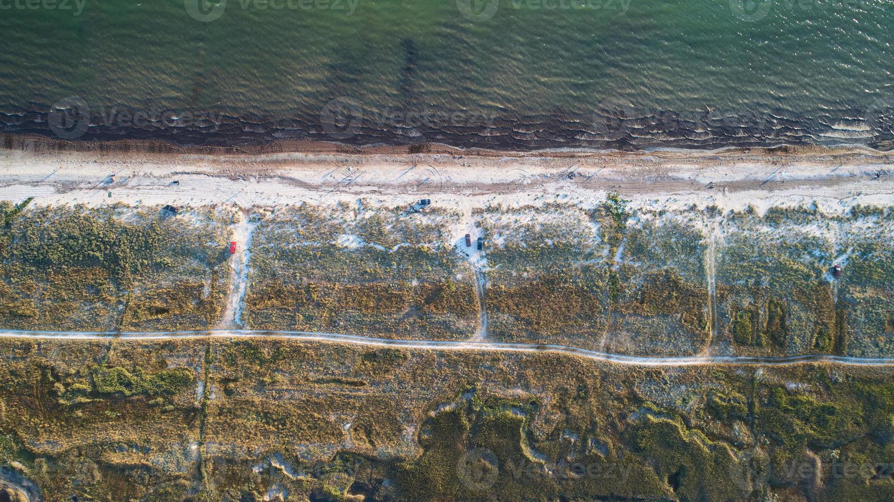 aerial view, Ngorongoro crater, natron lake, Tanzania, Africa photo