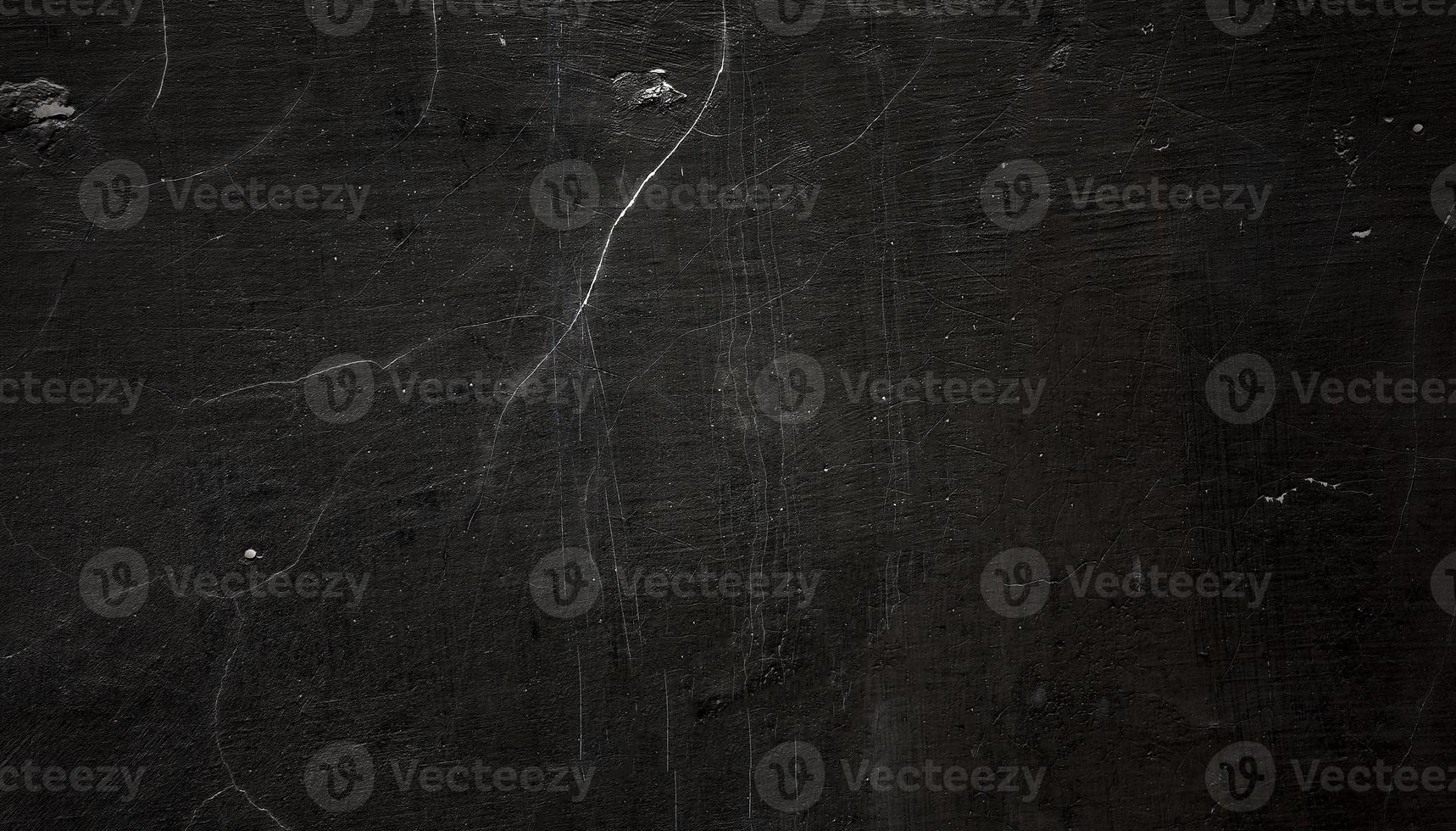 Scary dark walls, slightly light black concrete cement texture for background. surface dark grunge panorama landscape photo