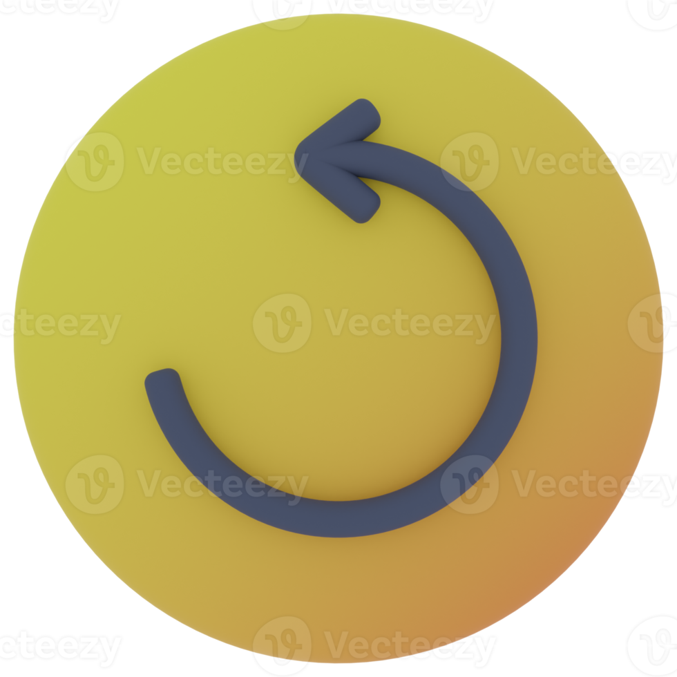 Reloading Arrow 3D Illustration png