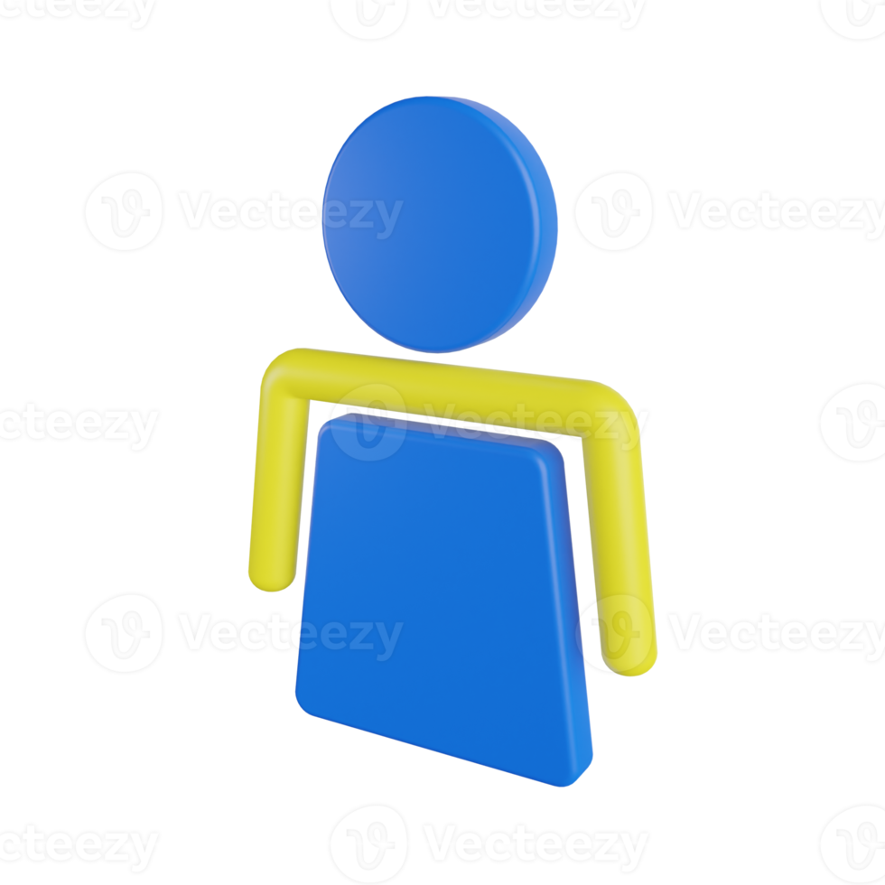 vrouwelijke avatar 3d illustratie png