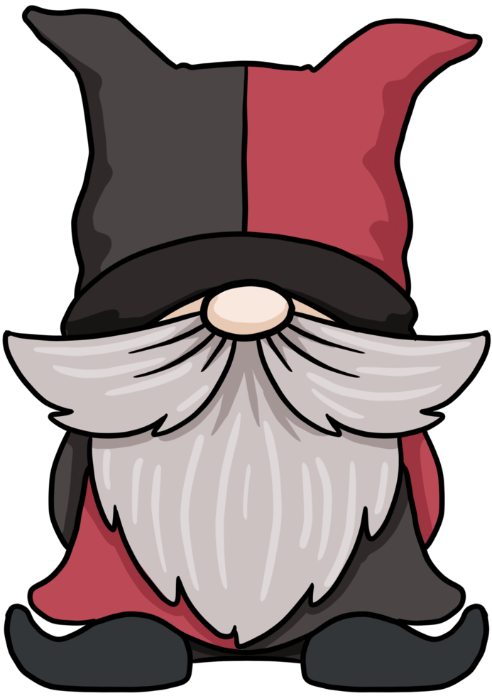 cute cartoon gnome colorful character png