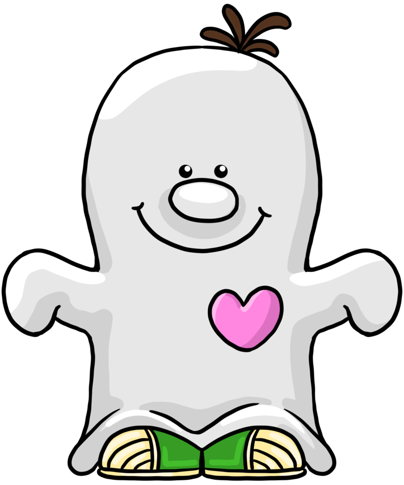 cartoon halloween kids clipart ghost png