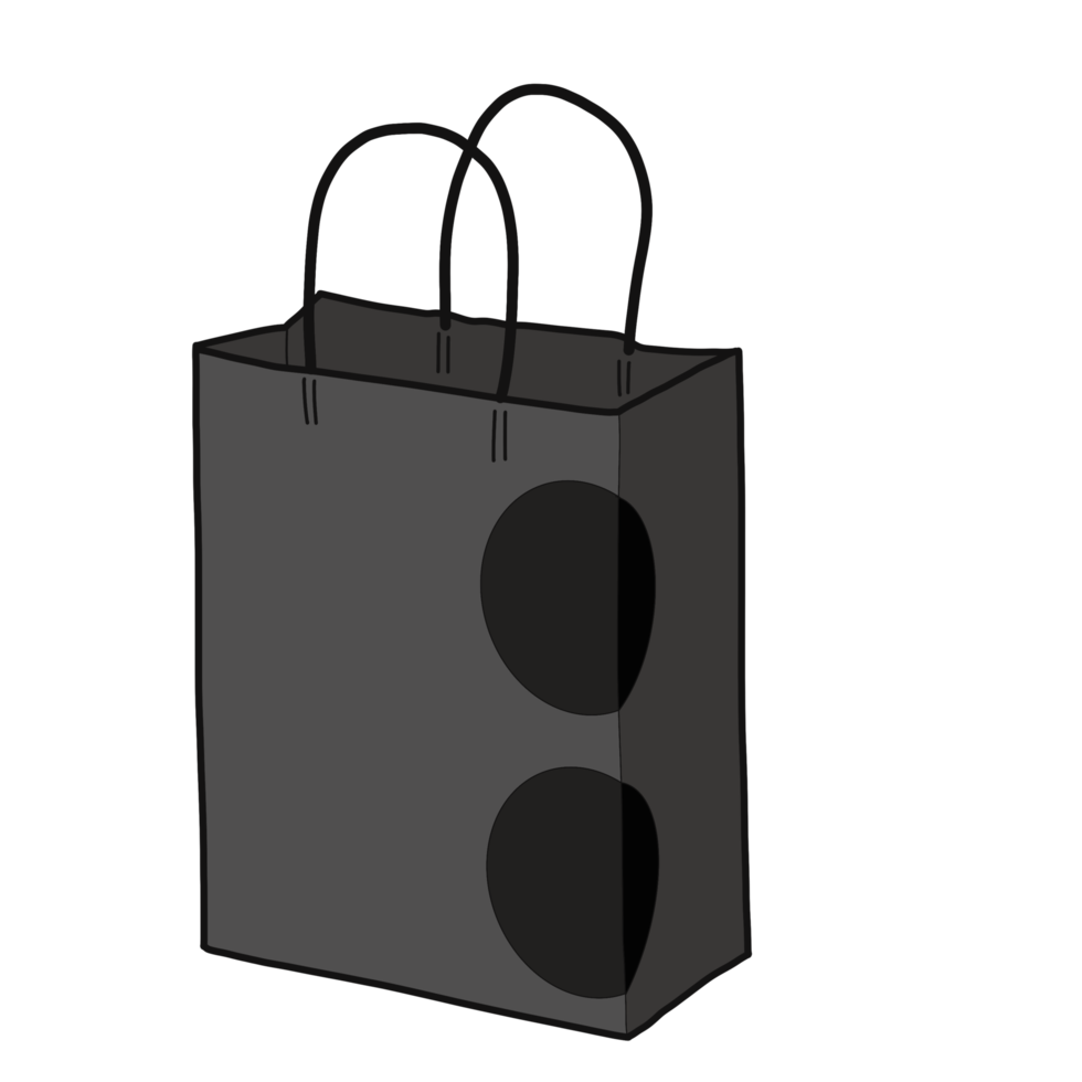 bolsa de papel de la tienda y grandes almacenes png