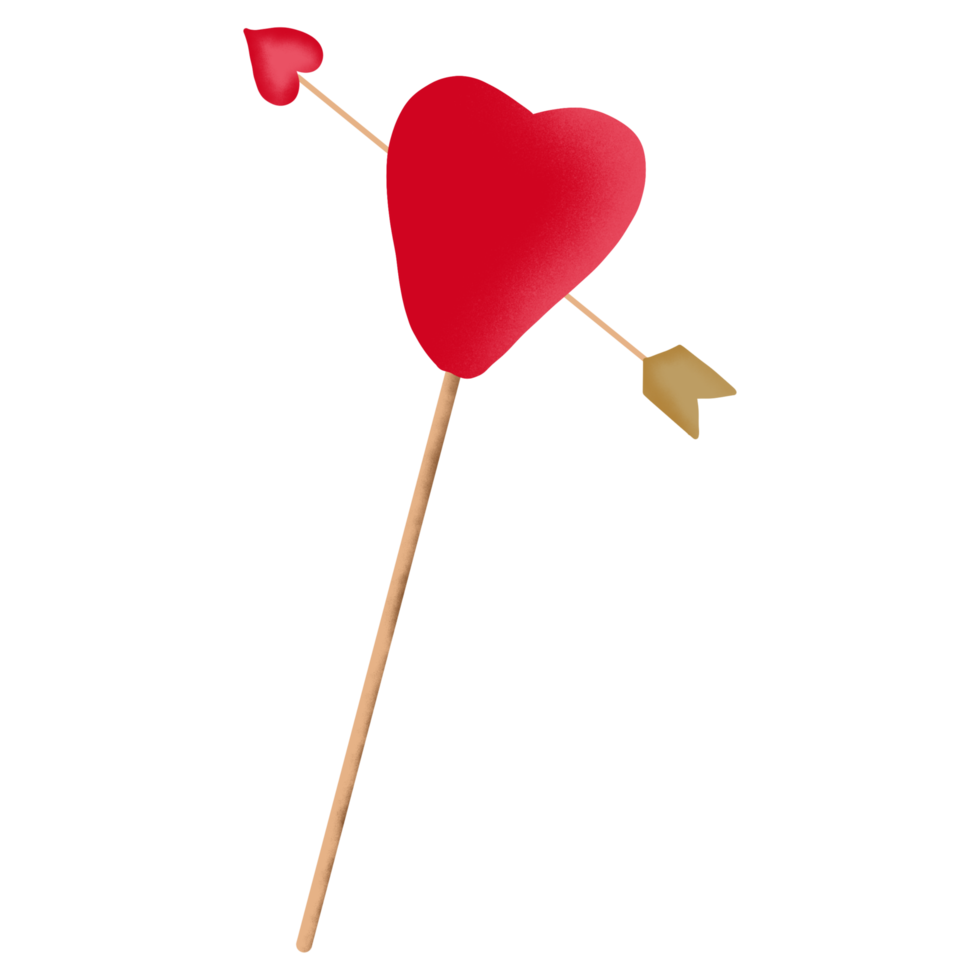 Valentine Love heart magic Wand png