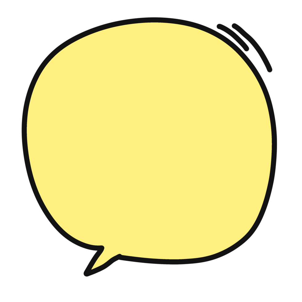 Balloon conversation text png