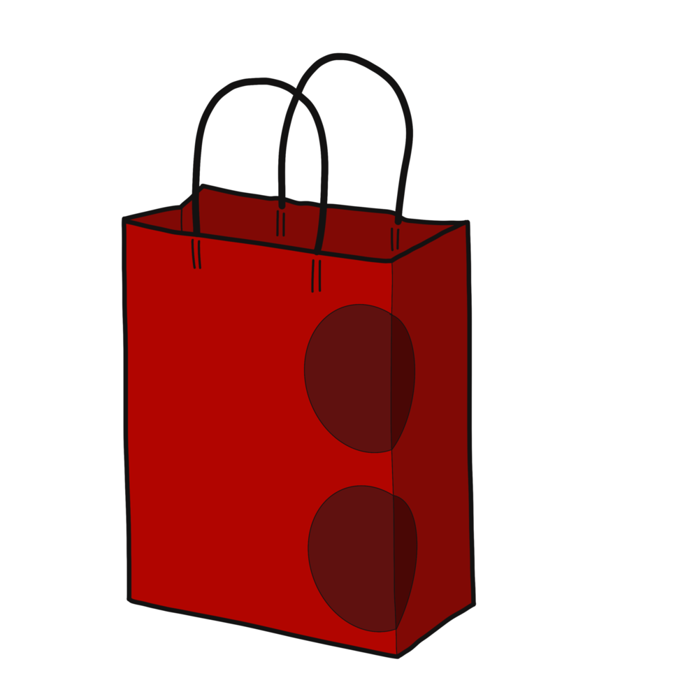 Paper Shopping Bag from Shop and department store png