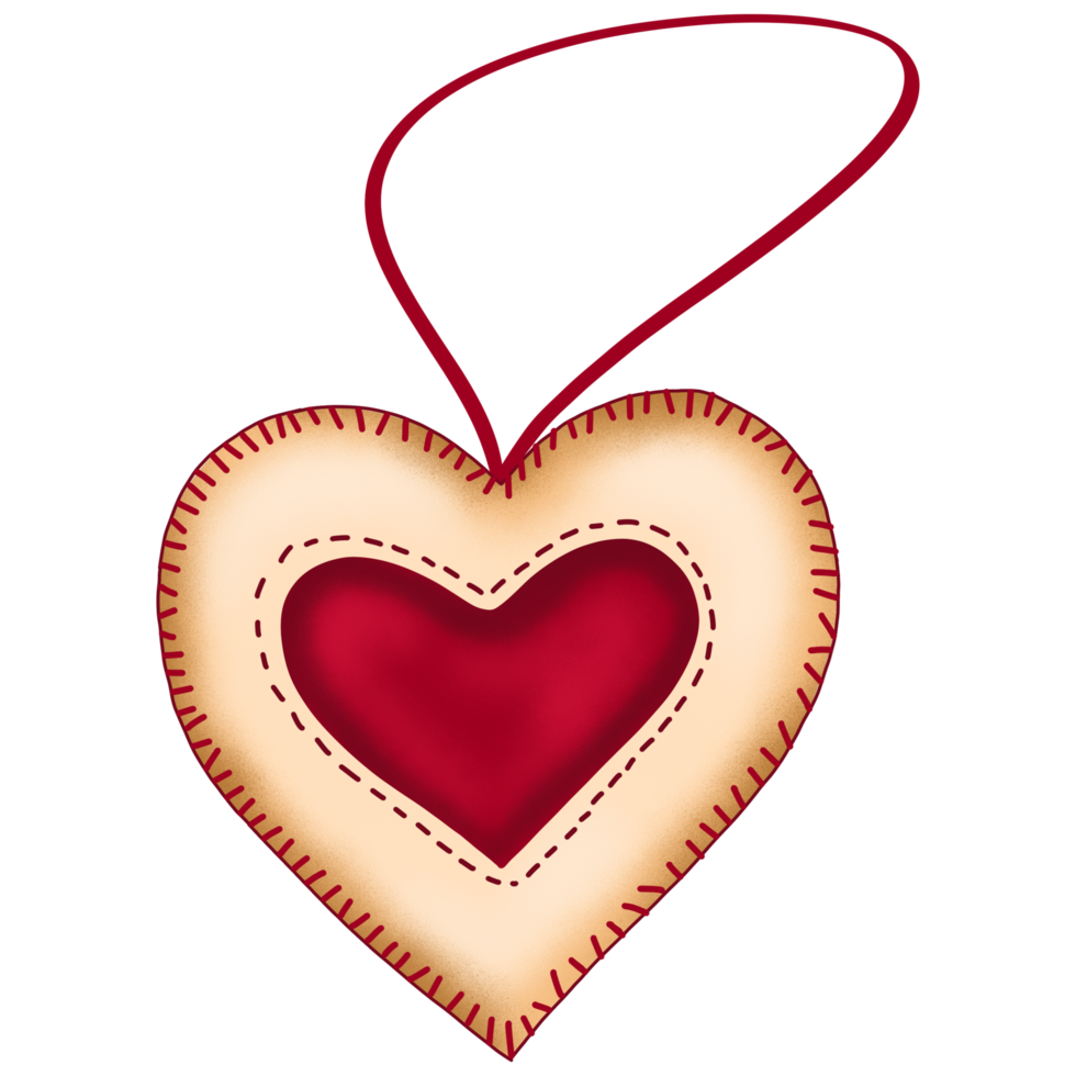 Valentine Love heart Tag png