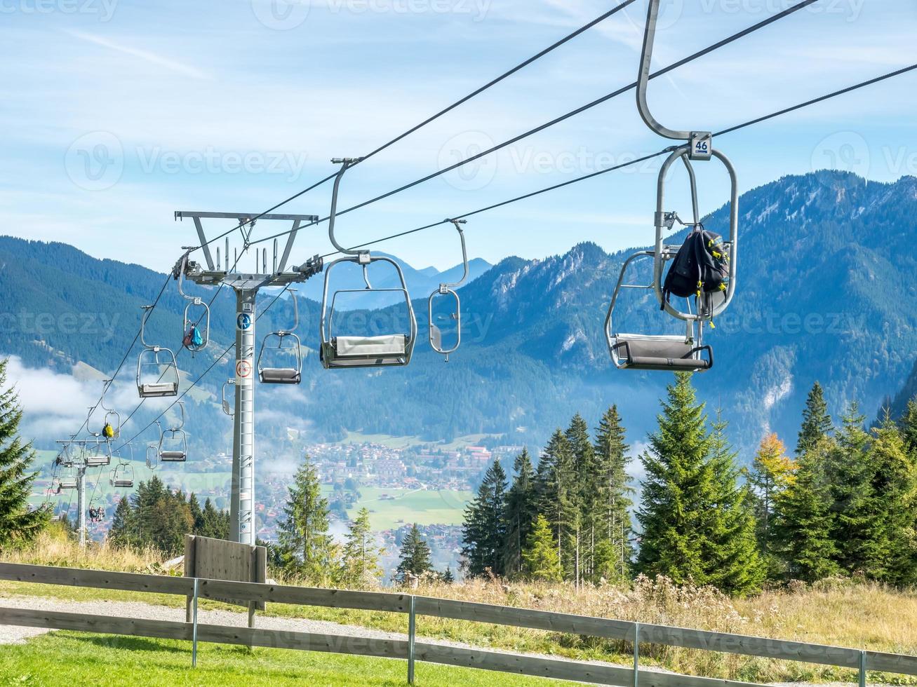 Kolben chair lift in Oberammergau photo