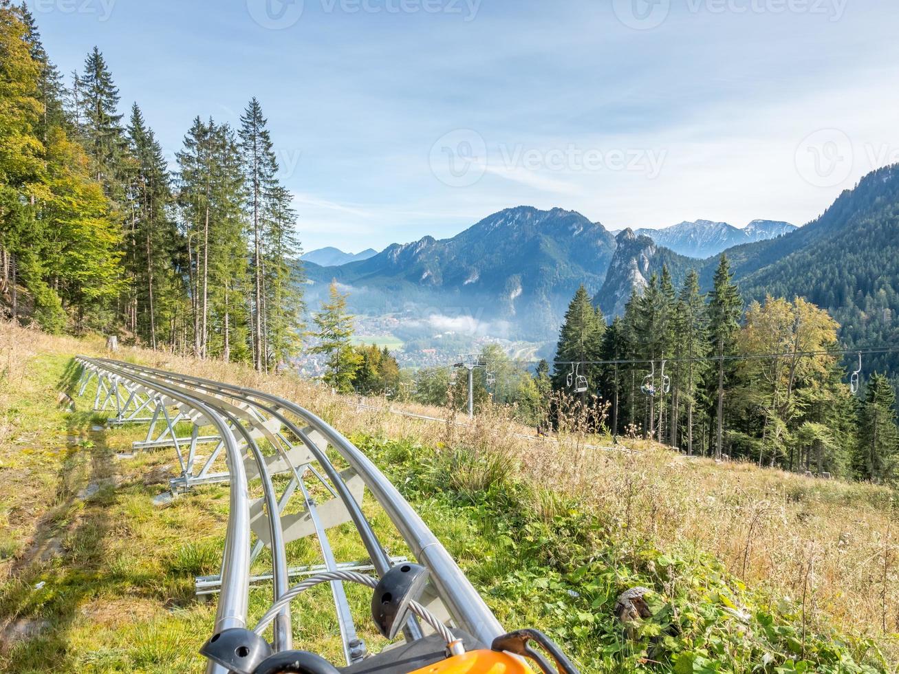 montaña rusa alpina en kolbensattel foto