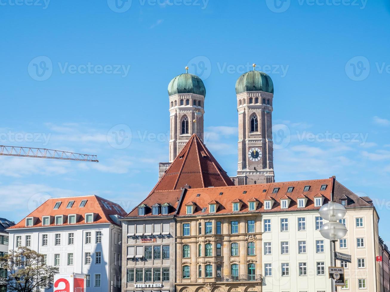 Cathedral of Our Lady towers in Munich photo