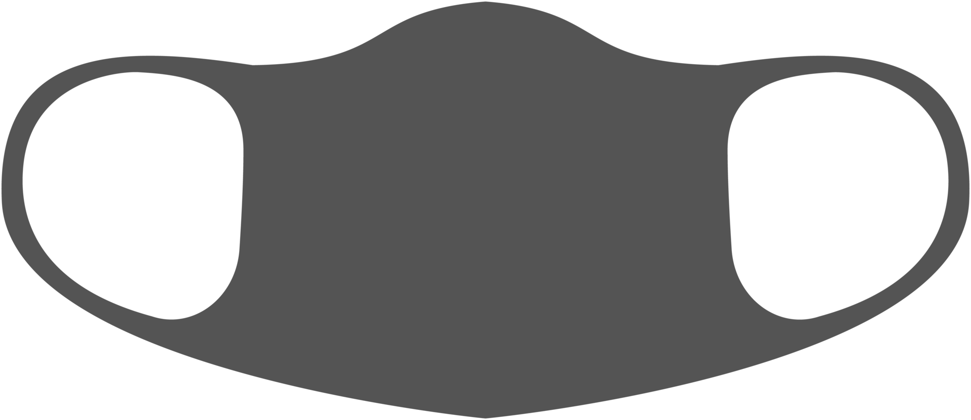 Surgical face mask for virus protection. png