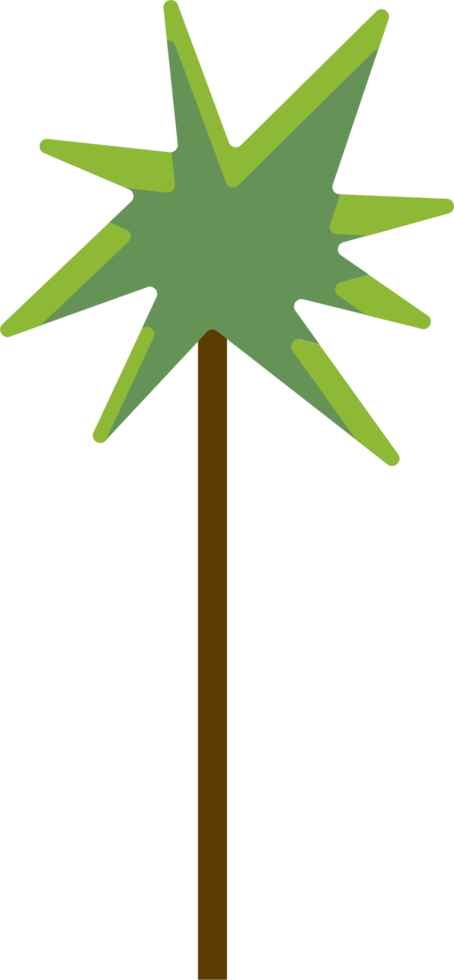 Simplicity tree flat design. png