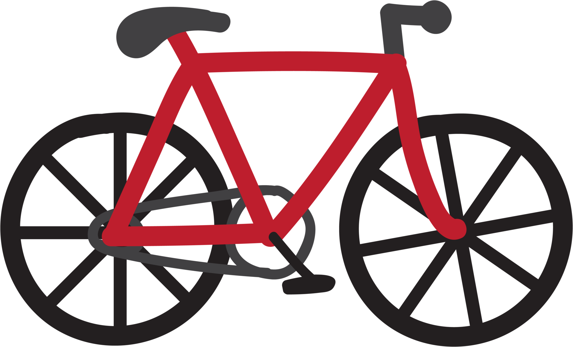 Free Freehand doodle drawing of a bicycle. 10330684 PNG with Transparent Background Free Freehand doodle drawing of a bicycle. 10330684 PNG with Transparent Background
