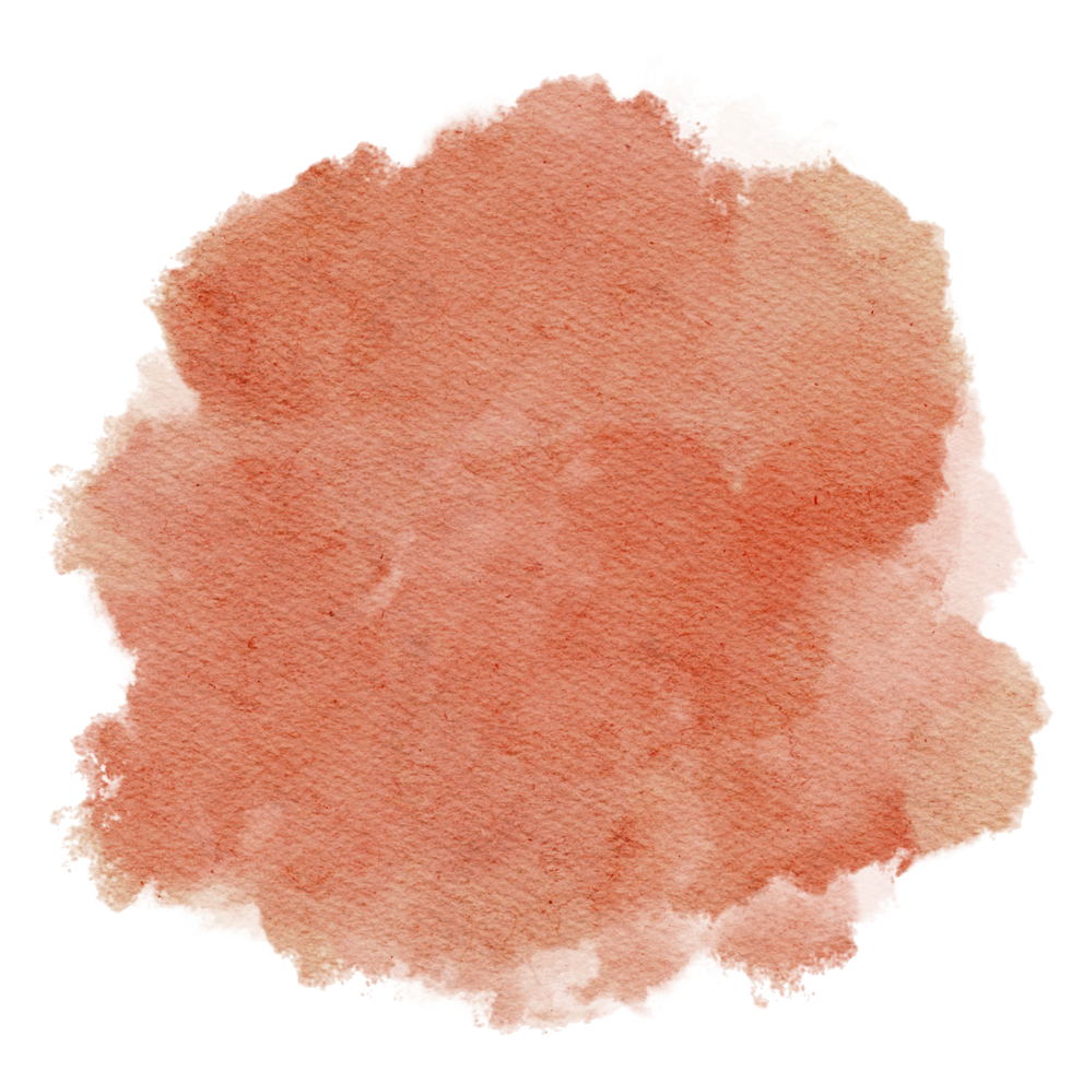 Orange Nature Color Watercolor Paint Stain Background Circle png