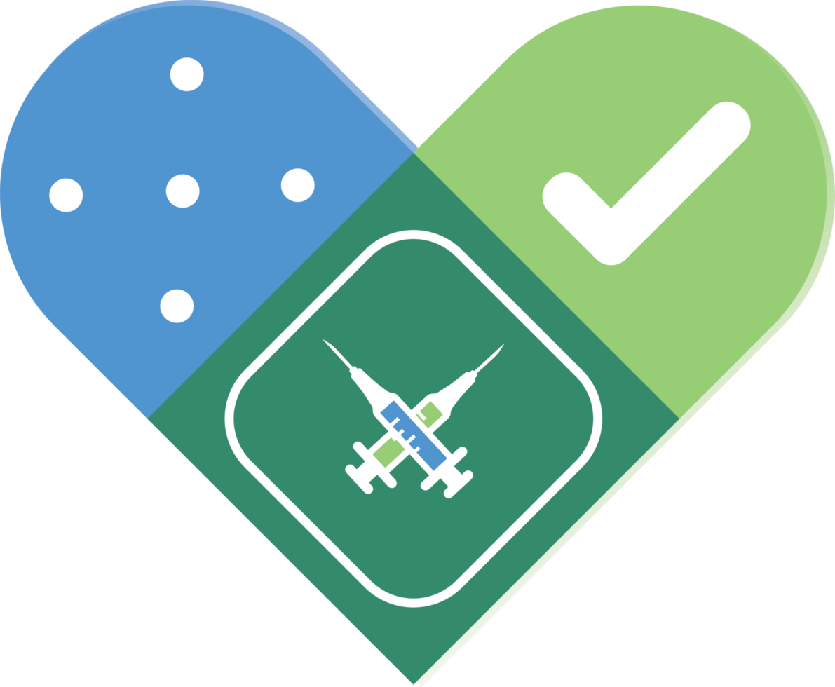 Vaccine Sticker PNG Clipart With Transparent Background for decoration of art file.