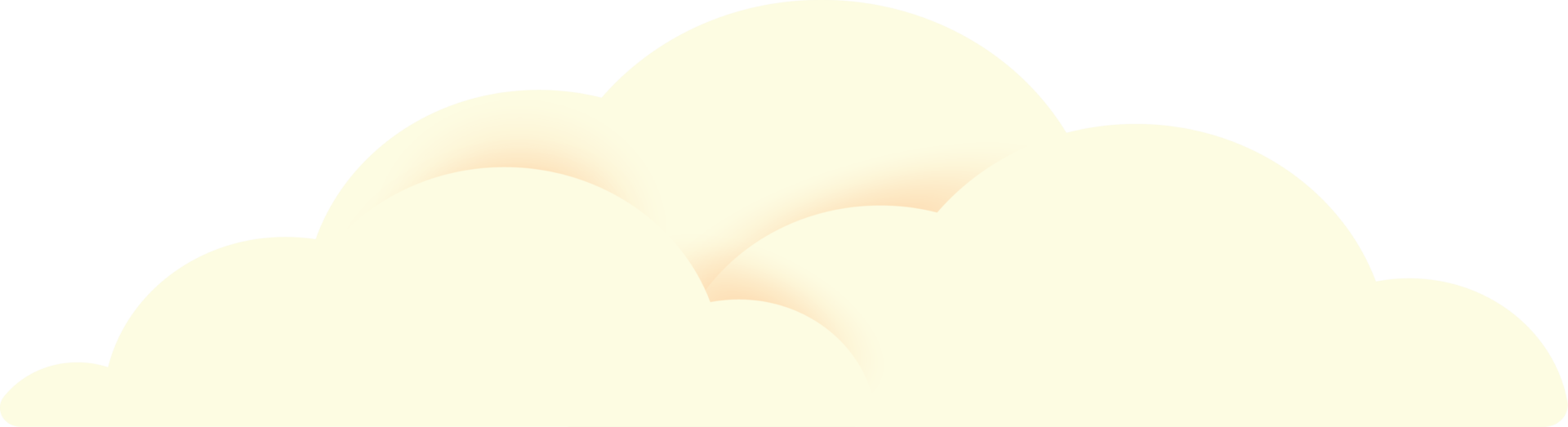 Clouds Paper Cut PNG Clipart With Transparent Background for decoration of art file.