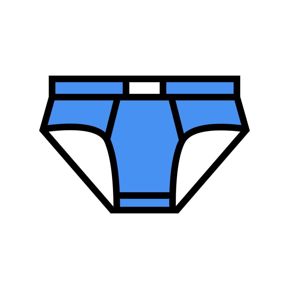 underwear clothing color icon vector illustration