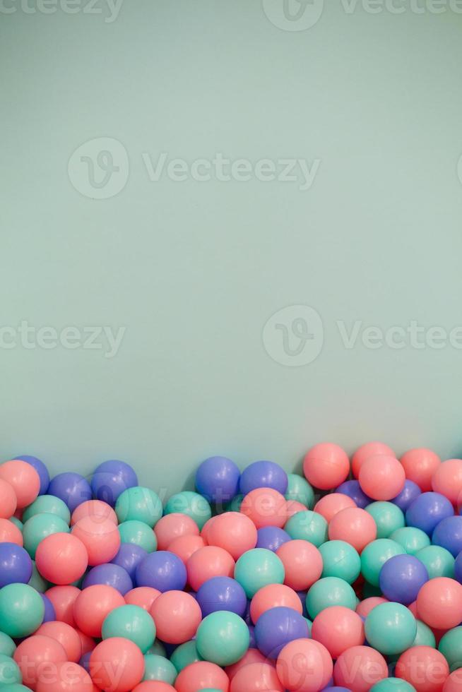 colorful balls in a child indoor play ground photo