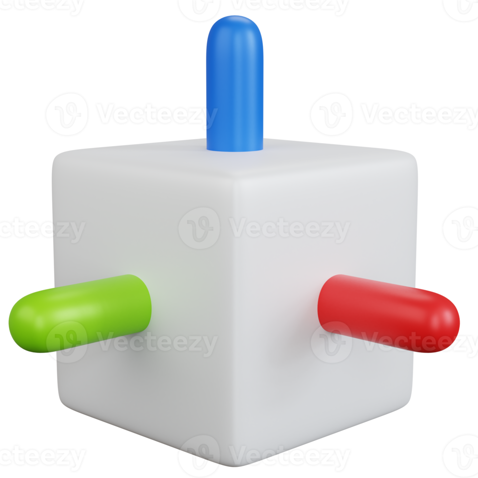 3d rendering three dimensional cube isolated png