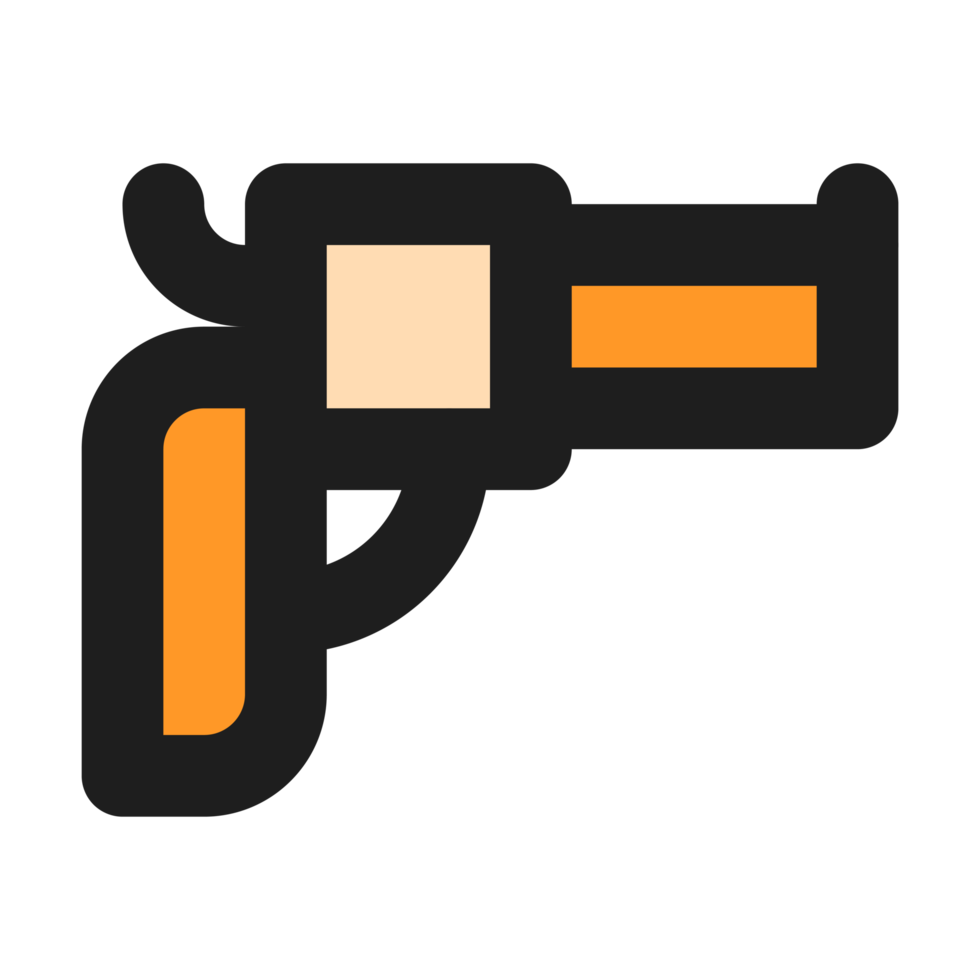 Magnum flat color outline icon png