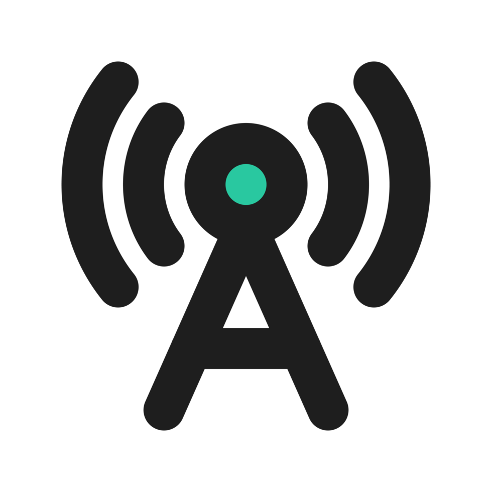 antenne egale kleur overzicht pictogram png