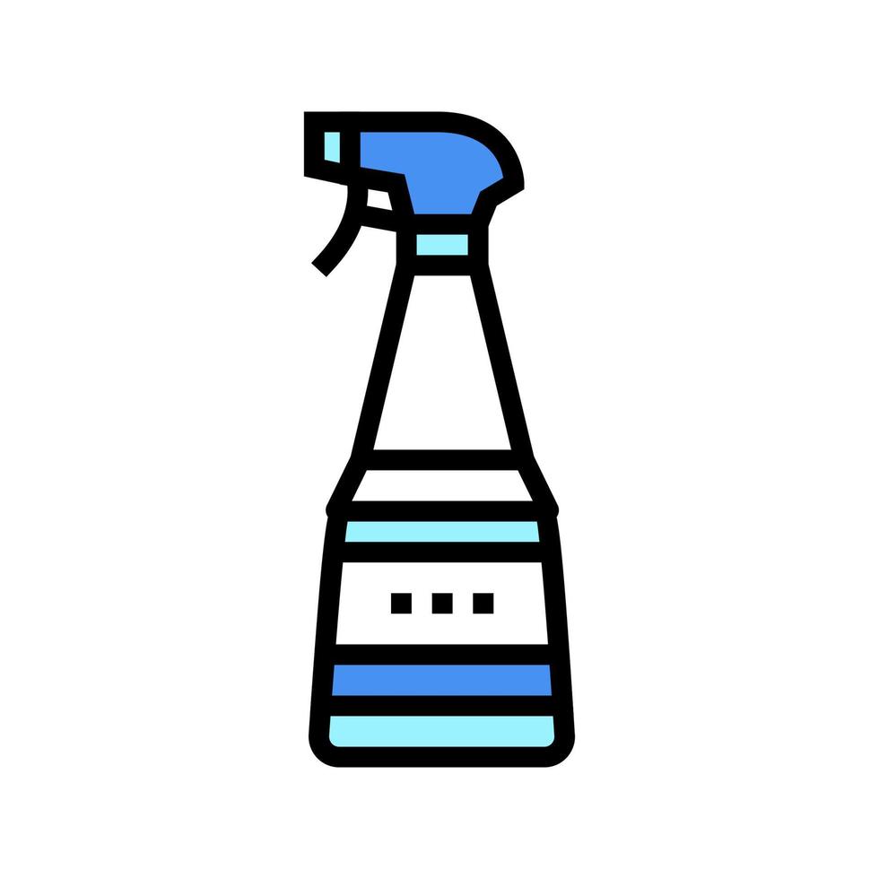 wrinkle smoothing spray color icon vector illustration