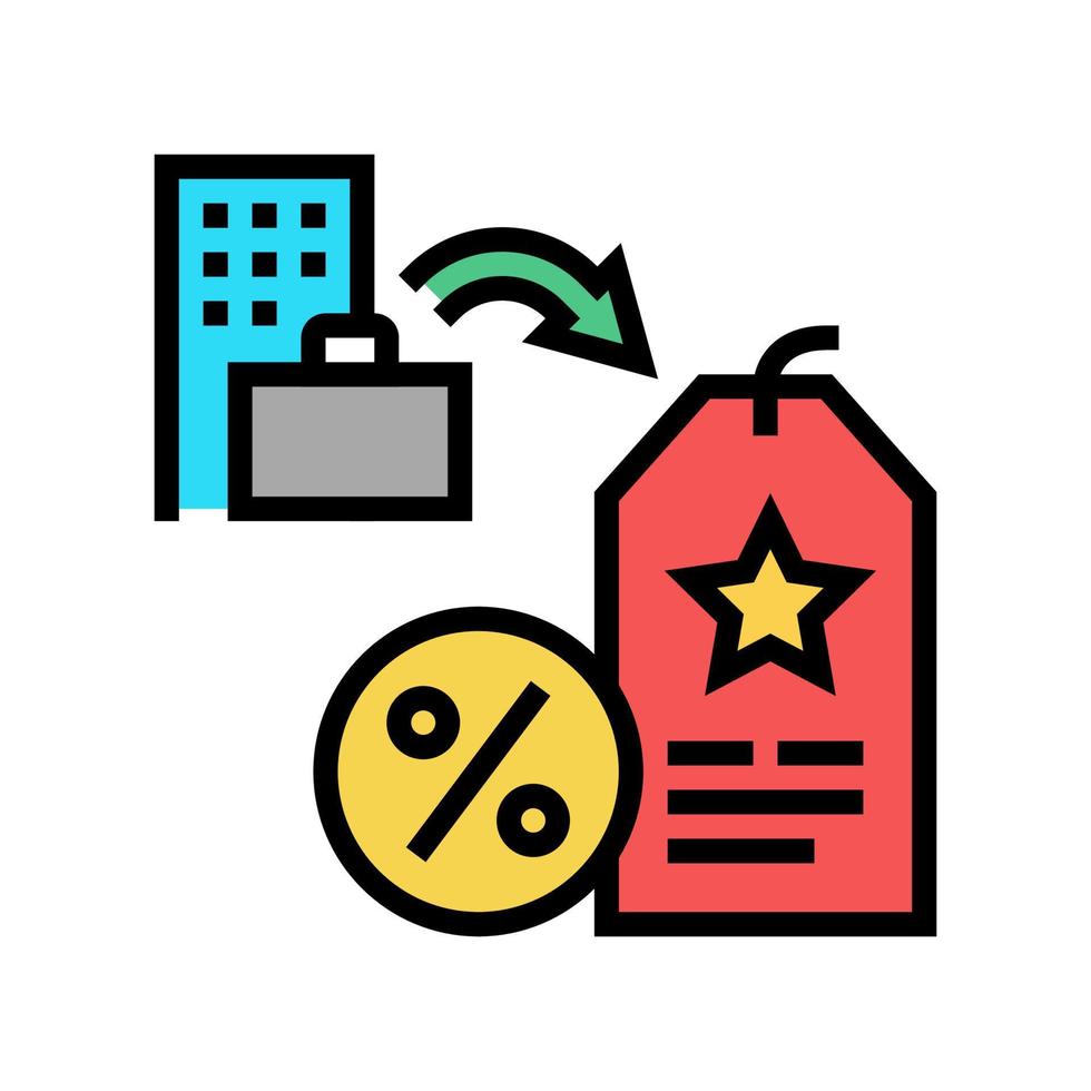 Staff Discount Benefits Color Icon Vector Illustration 10332231 Vector staff-discount-benefits-color-icon-vector-illustration-10332231-vector