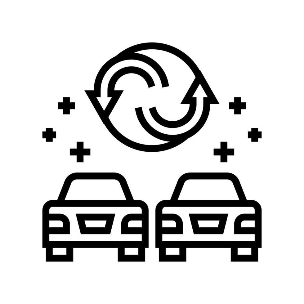 marketing rebranding line icon vector illustration