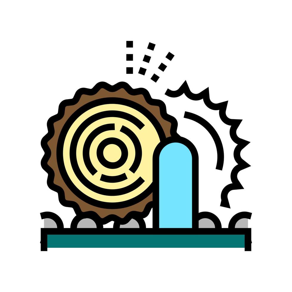 cutting equipment color icon vector illustration