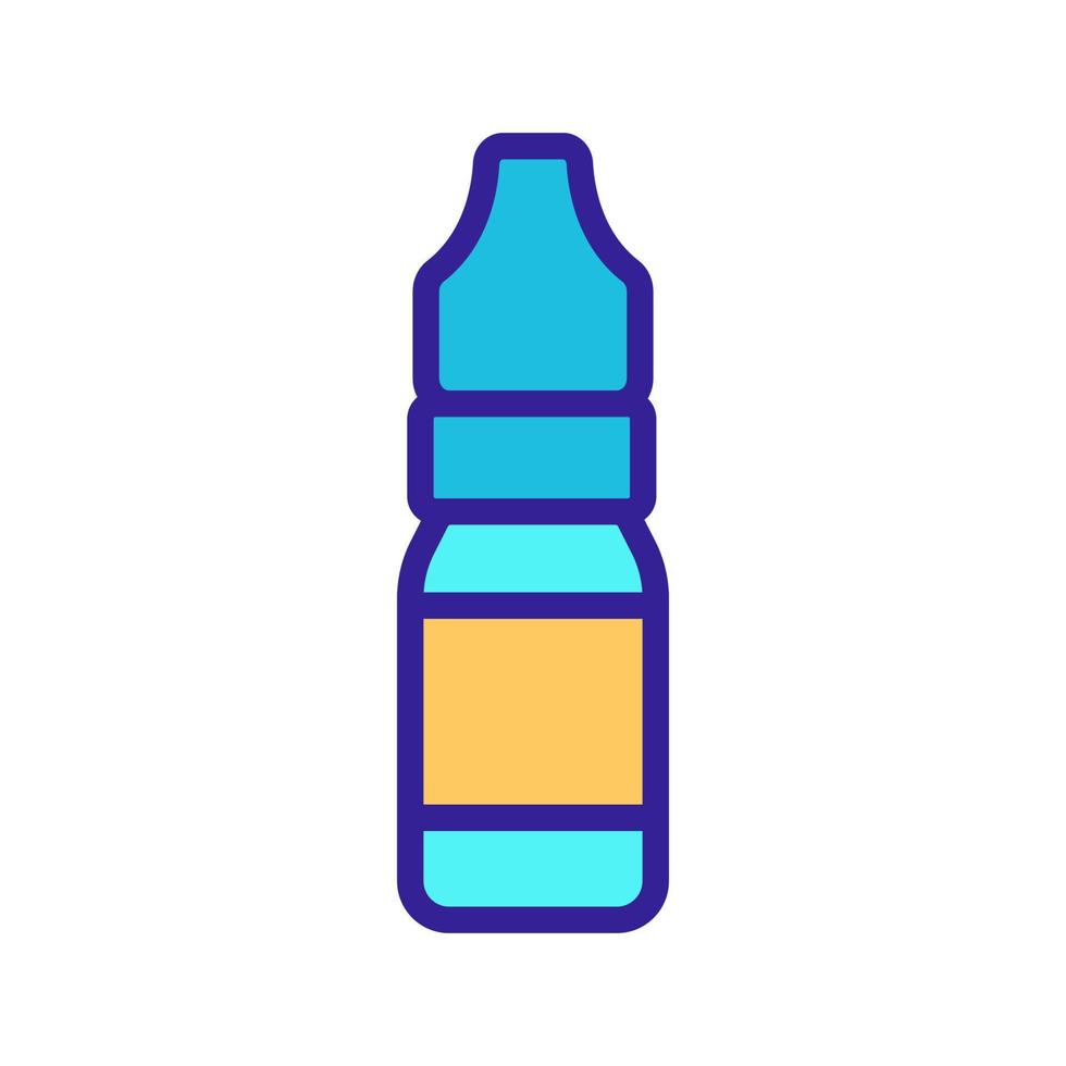 Nasal spray Isolated contour symbol illustration vector