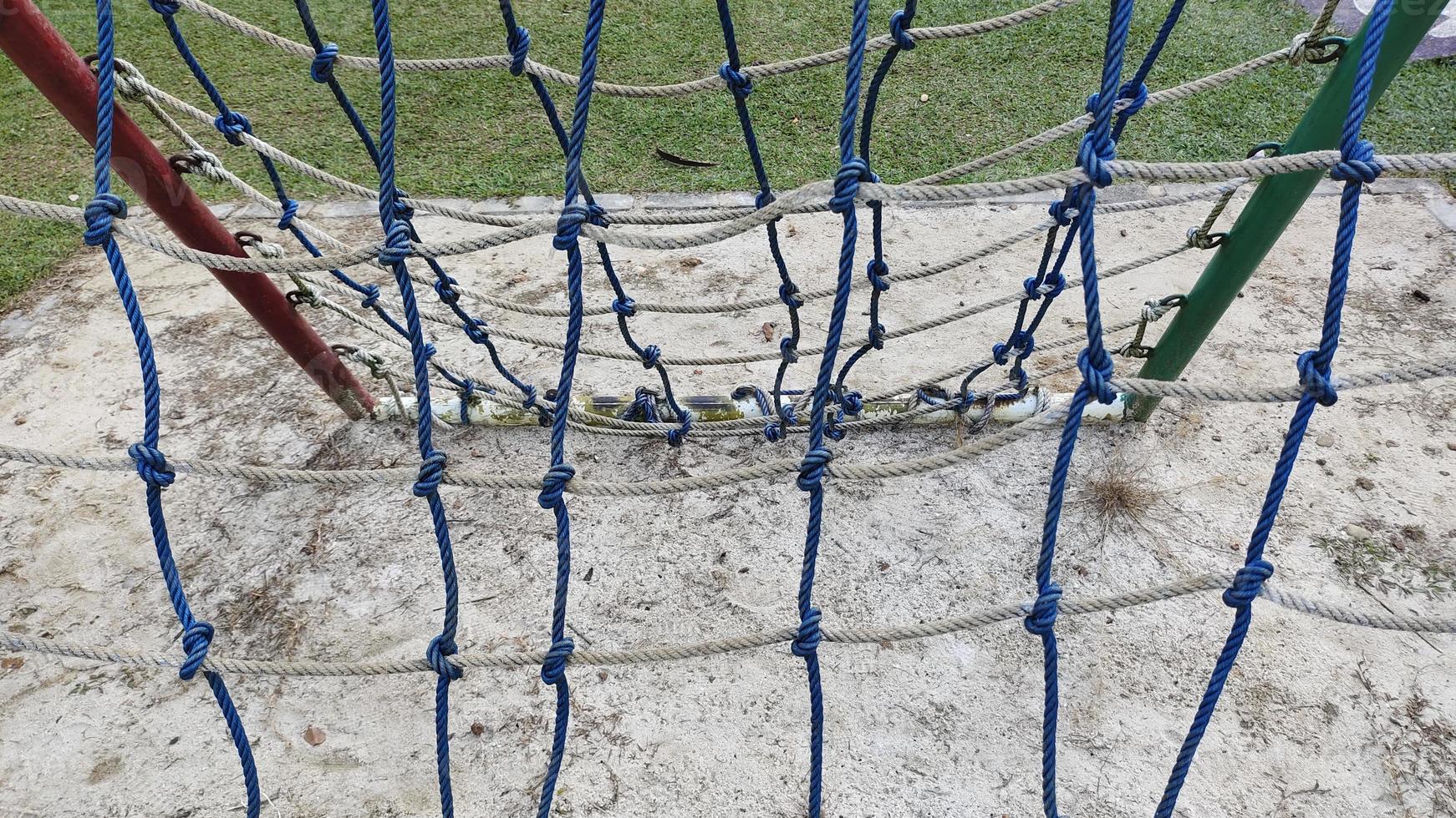 Playground rope net photo