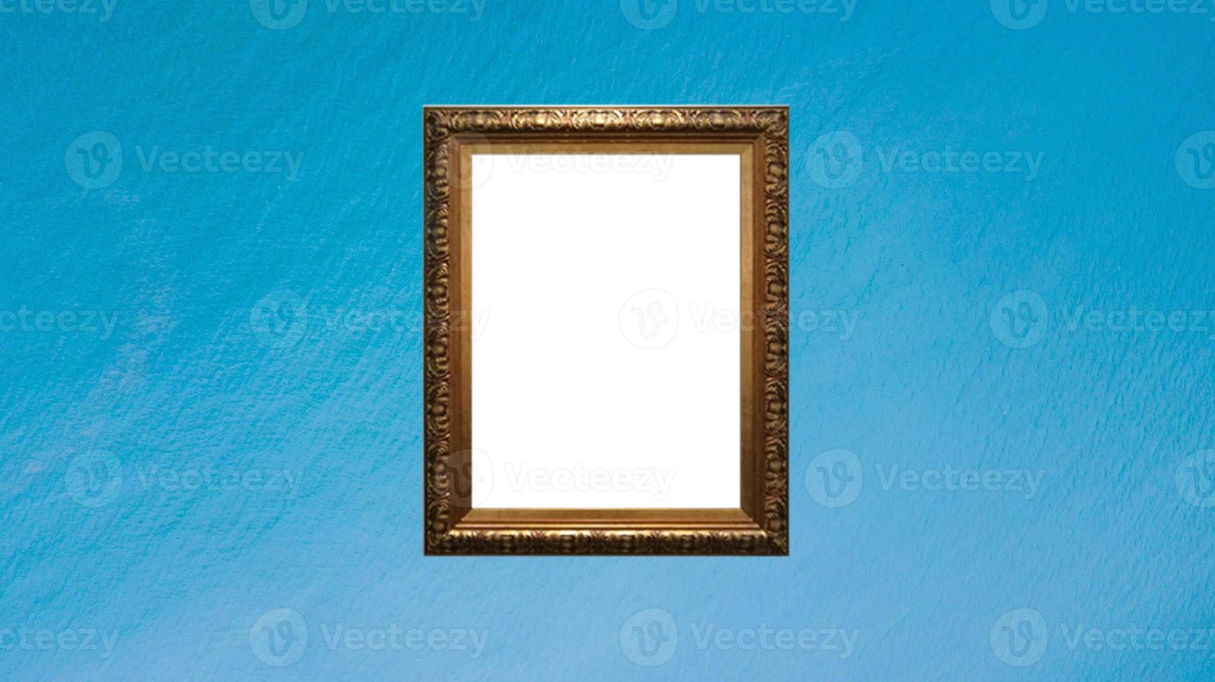 picture frame on the sea background ,empty space ,Available space for a variety of applications photo