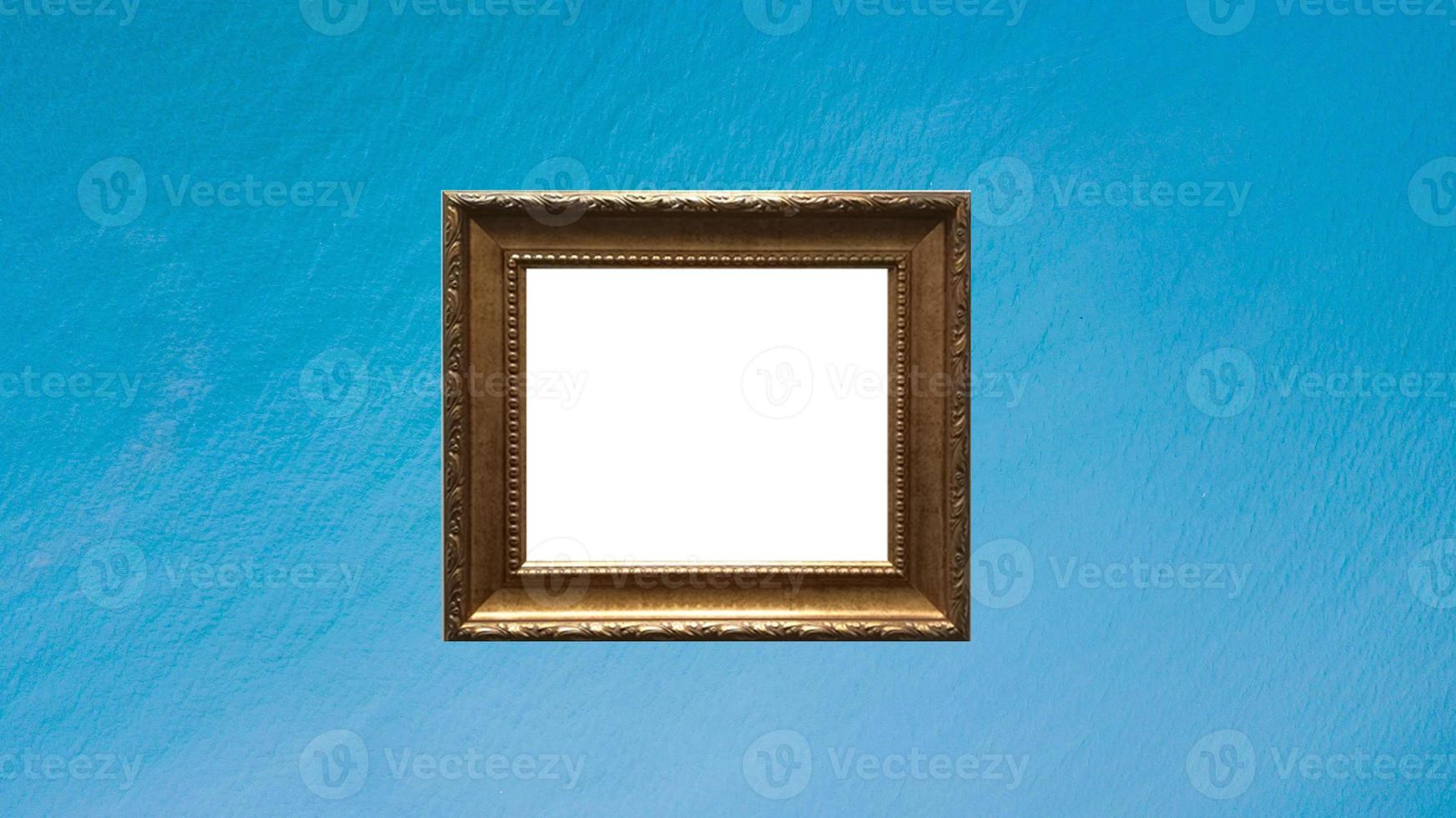picture frame on the sea background ,empty space ,Available space for a variety of applications photo
