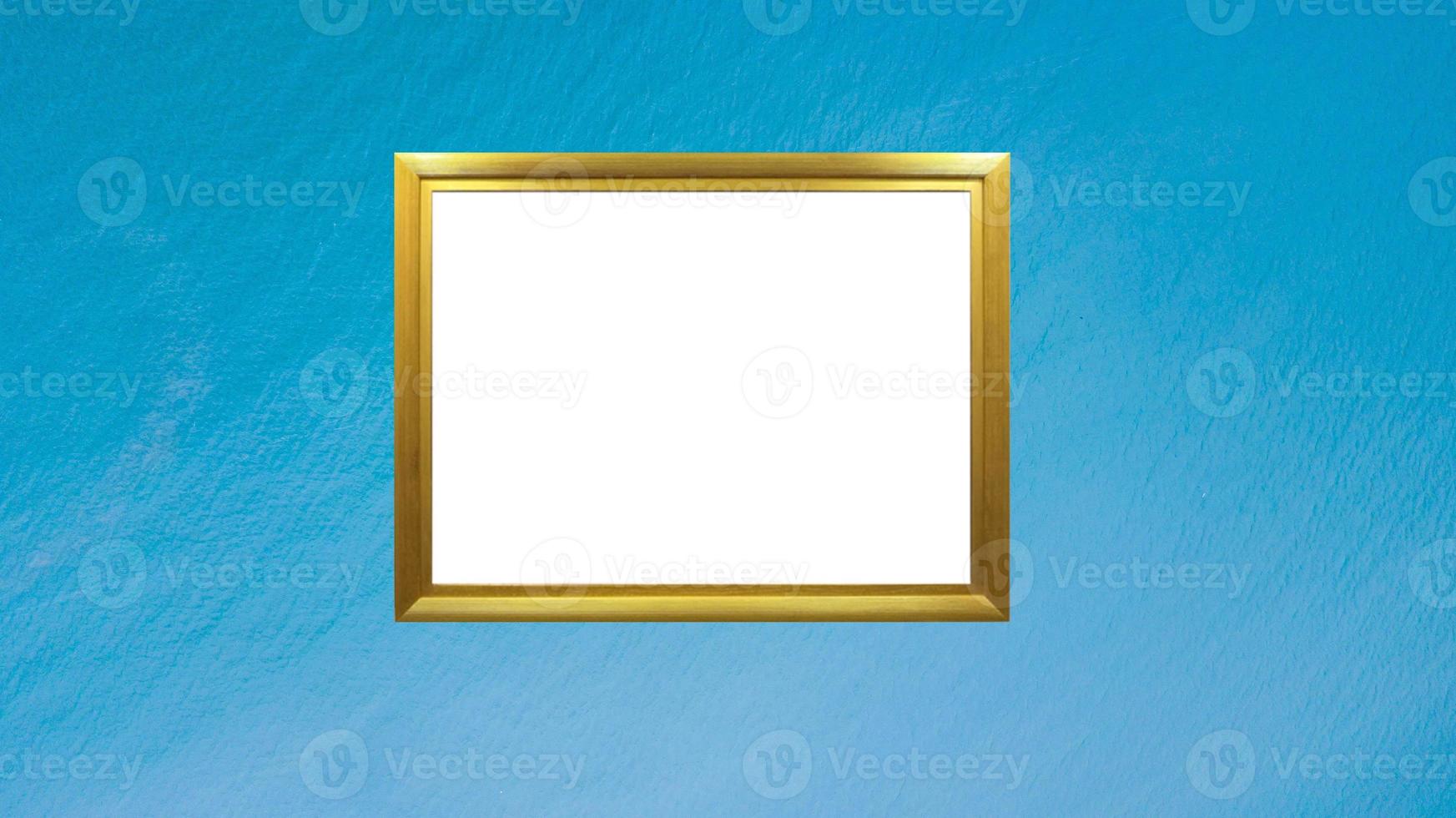 picture frame on the sea background ,empty space ,Available space for a variety of applications photo