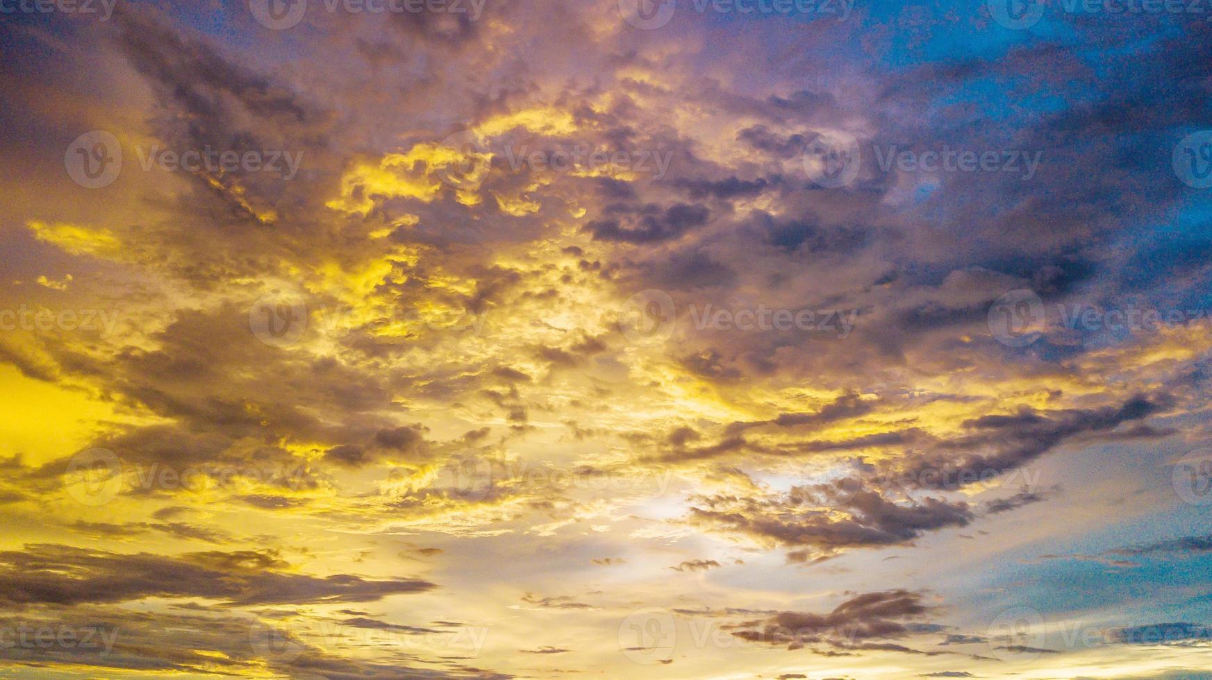 Colorful sunset sky in Twilight  time photo