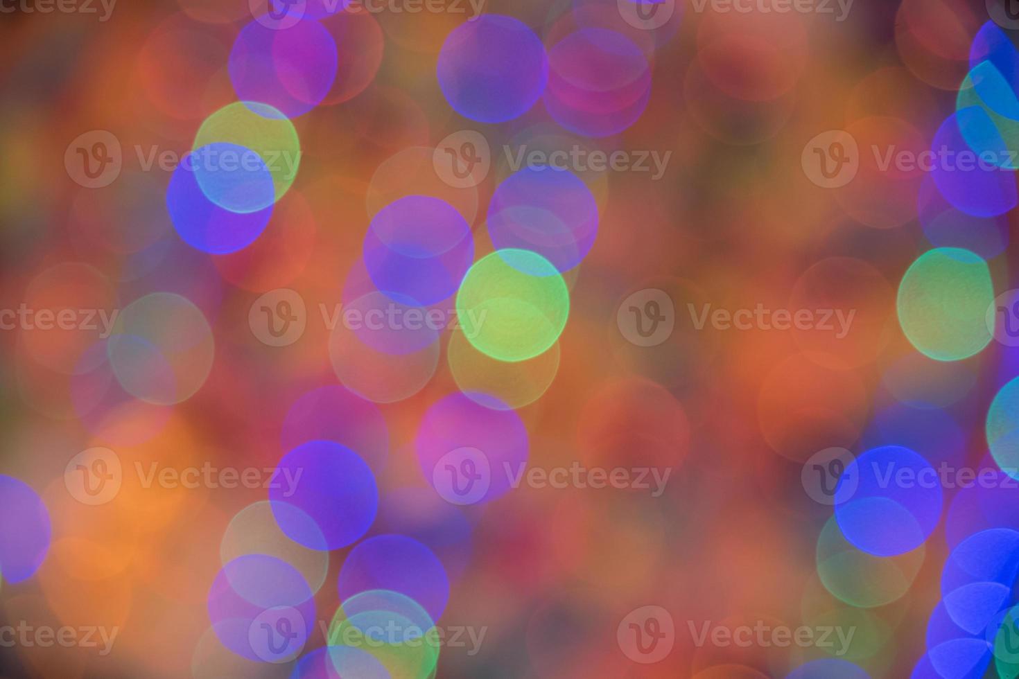 Abstract colorful circular bokeh. photo