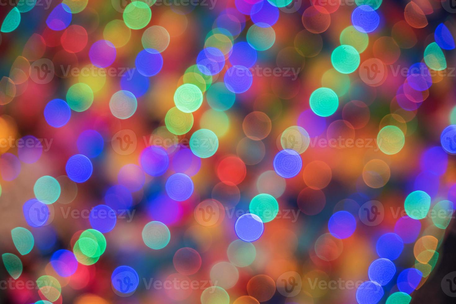 Abstract colorful circular bokeh. photo