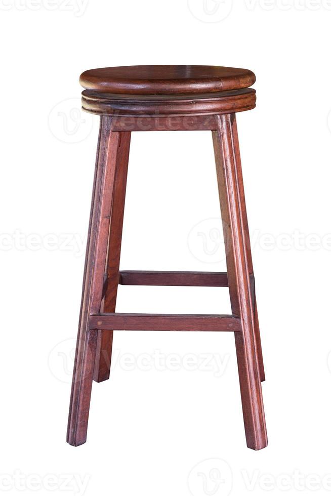 Wooden  bar chair. photo