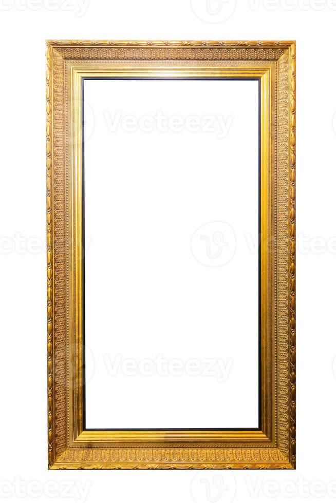 Wooden frame isolated. photo