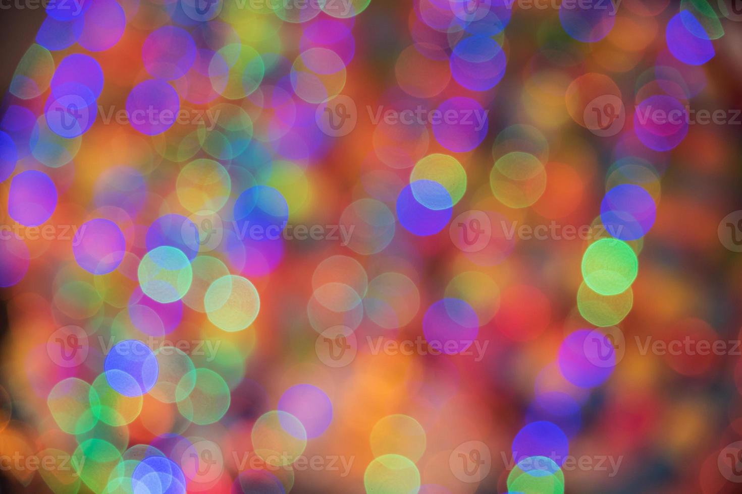 Abstract colorful circular bokeh. photo