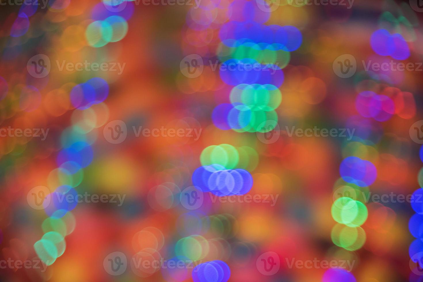 Abstract colorful circular bokeh. photo