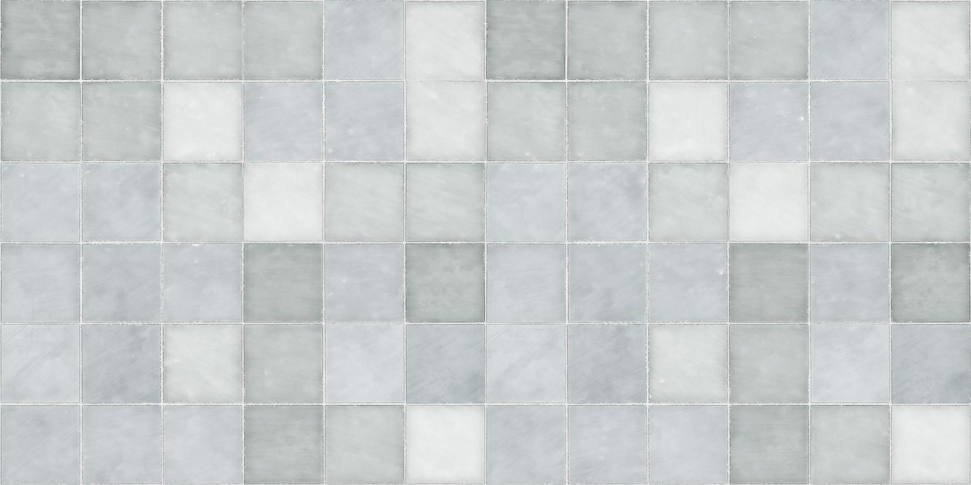 Seamless texture of luxury smooth concrete tiles in light grey and white colors. Modern abstract floor wall pattern. photo