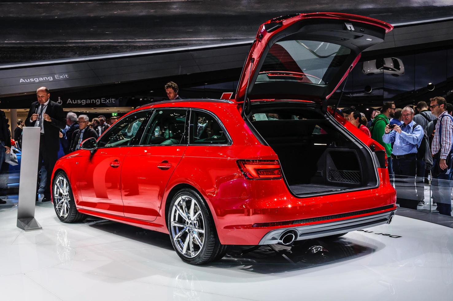 FRANKFURT - SEPT 2015 Audi A4 3.0 TDI quattro presented at IAA photo