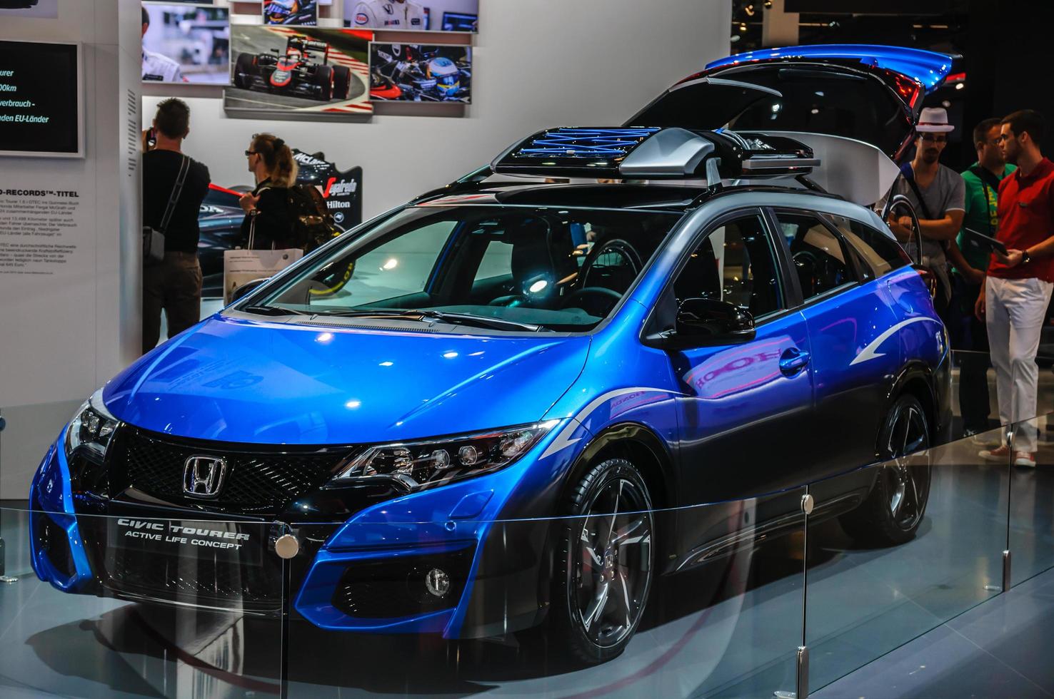 FRANKFURT - SEPT 2015 Honda Civic Tourer Active Life concept pr photo
