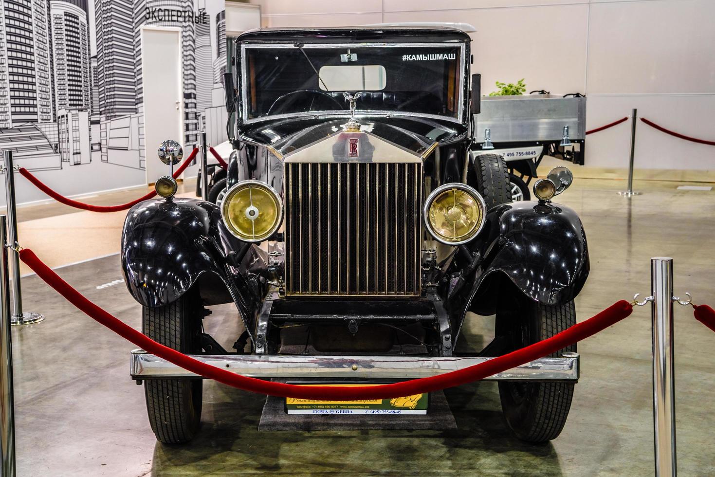 MOSCOW - AUG 2016 Rolls Royce 20 25 1930 presented at MIAS Moscow International Automobile Salon on August 20, 2016 in Moscow, Russia photo