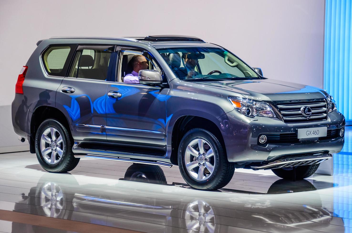 MOSCOW, RUSSIA - AUG 2012 LEXUS GX460 presented as world premiere at the 16th MIAS Moscow International Automobile Salon on August 30, 2012 in Moscow, Russia photo