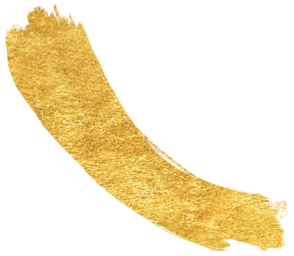 Gold gliter brush texture png