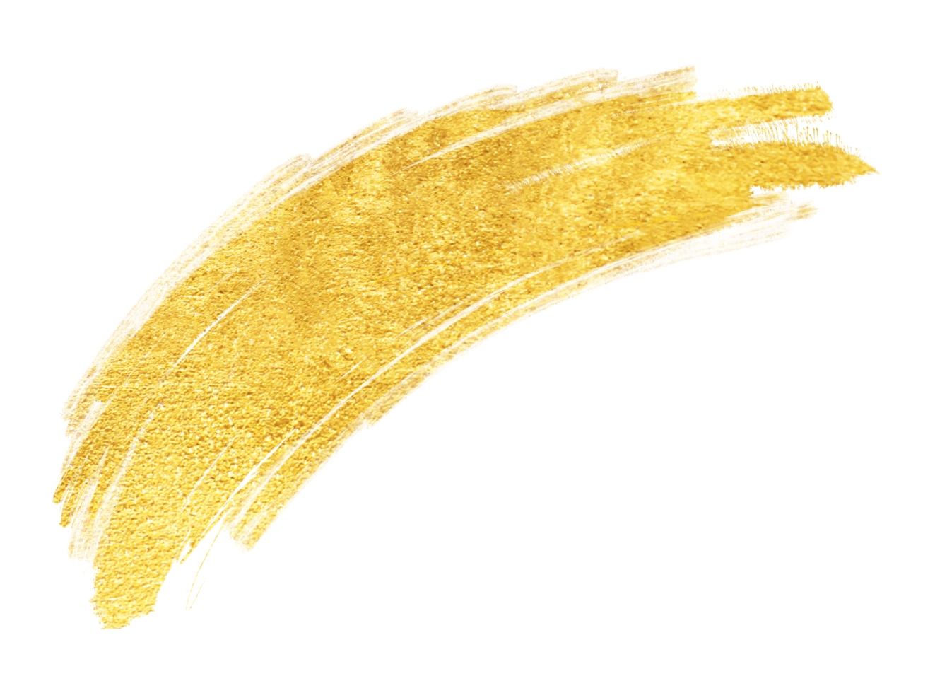 Gold gliter brush texture png